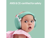 Protectores auriculares Alpine Muffy Baby para bebé, verde sálvia Protectores auriculares Alpine Muffy Baby para bebé, verde sálvia